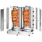 GGM Gastro | Gas Gyros-/ Döner grill - 4+4 branders - max. |, Verzenden