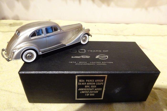 Brooklin Models 1:43 - Modelauto - 1934 Pierce Arrow Silver, Hobby en Vrije tijd, Modelauto's | 1:5 tot 1:12
