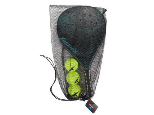 Veiling - 3x Adrenix Padelset - Turquise/Rood/Blauw, Sport en Fitness, Padel