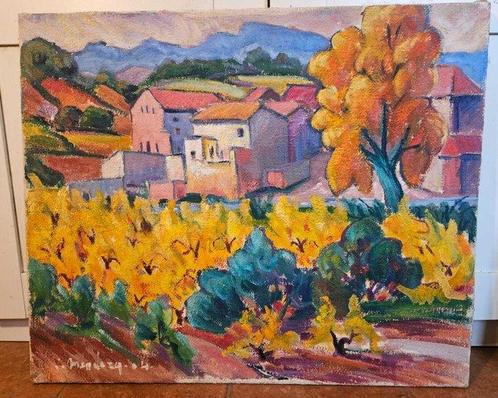Juan Mendoza Marruedo (1929 -?) - Otoño en el campo, Antiek en Kunst, Kunst | Schilderijen | Klassiek