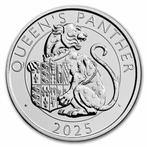 Tudor Beast Queens Panther 2 oz 2025, Postzegels en Munten, Verzenden, Losse munt, Zilver