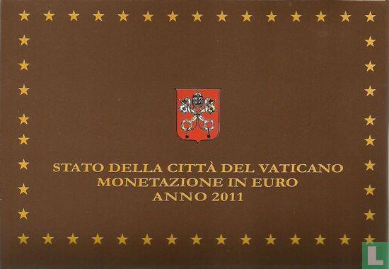 Vaticaan jaarset 2011 (PROOF - met zilveren penning), Postzegels en Munten, Munten | Europa | Euromunten, Setje, Overige waardes