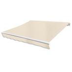 vidaXL Luifel gemotoriseerd uitschuifbaar 400 cm crème, Verzenden, Nieuw