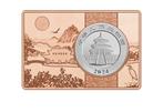 China. 10 Yuan 2024 Panda, 1 Oz mit 3 Oz Barren (.999), Postzegels en Munten