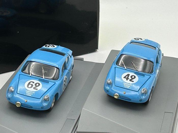 Pinko 1:43 - Model raceauto (2) - Abarth 1300 Simca LM 62, Hobby en Vrije tijd, Modelauto's | 1:5 tot 1:12