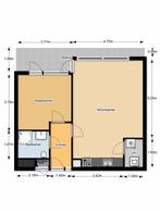 Te Huur 2 Kamer Appartement Waddenstraat In Haarlem, Huizen en Kamers, Direct bij eigenaar, Noord-Holland, Appartement, Haarlem 