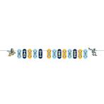 Space Party Letterslinger Happy Birthday 2m, Verzenden, Nieuw