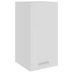 vidaXL Hangkast Lyon 29,5x31x60 cm bewerkt hout wit, Verzenden, Nieuw, Wit
