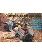 1979 TOYOTA LAND CRUISER BROCHURE ENGELS, Nieuw, Toyota, Author