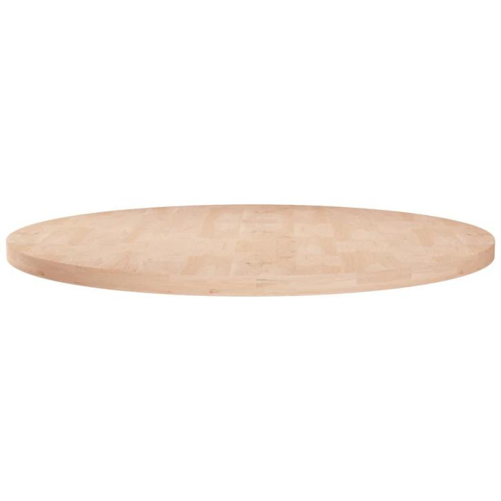 vidaXL Tafelblad rond Ø70x2,5 cm onbehandeld massief, Huis en Inrichting, Tafels | Eettafels, Nieuw, Verzenden