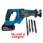 Reciprozaag Snoeizaag Afkortzaag past op Makita accu 18V LXT, Nieuw, Verzenden