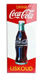Emaille bord Coca Cola, Nieuw, Verzenden