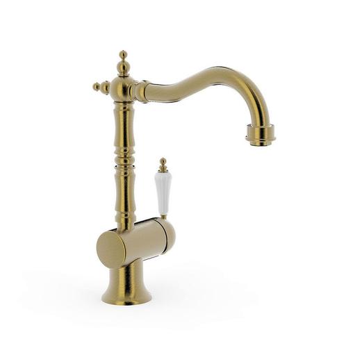 Wastafelmengkraan Tres Classic RVS 1 Hendel Verouderd, Huis en Inrichting, Badkamer | Badkamermeubels, 25 tot 50 cm, Wasbak of Wastafel