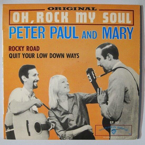 Peter, Paul And Mary - Oh, Rock My Soul - Single, Cd's en Dvd's, Vinyl Singles, Verzenden