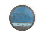 Een cloisonné bronzen schotel, Japan, 1e helft 20e eeuw, Antiek en Kunst