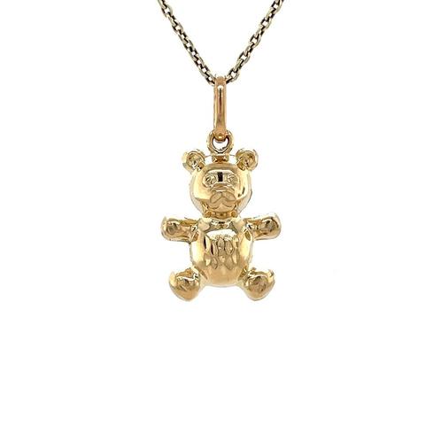 Gouden hanger beer 14 karaat, Sieraden, Tassen en Uiterlijk, Kettinghangers, Goud, Zo goed als nieuw, Goud, Verzenden
