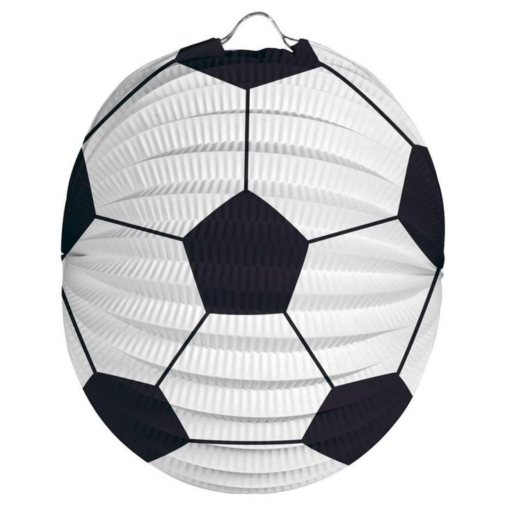 Voetbal Lampion 22cm, Hobby en Vrije tijd, Feestartikelen, Nieuw, Verzenden