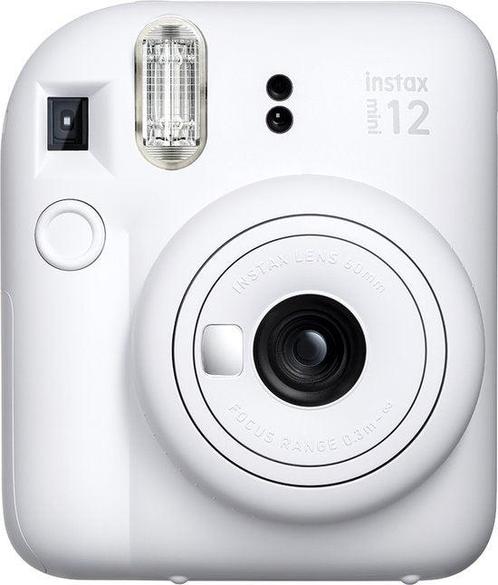 Fujifilm Instax Mini 12 Instant Camera - Wit (Clay White), Audio, Tv en Foto, Fotocamera's Analoog, Zo goed als nieuw, Verzenden