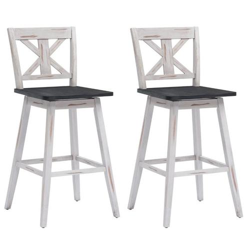 Tweedekans | Coast Bar Stool 2 Set Vintage Bar -stoelen met, Huis en Inrichting, Stoelen, Zo goed als nieuw, Ophalen of Verzenden