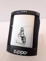 Zippo con cavallo inciso - Zonder Minimumprijs -, Nieuw