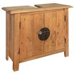 Wastafelkast Grenenhout 70x32 - Badkamer Makeover - Tweed..., Huis en Inrichting, Nieuw, Minder dan 100 cm, Wastafelkast, 25 tot 50 cm