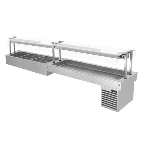 GGM Gastro | Inbouw Bain marie - 1,1 m - 3x GN 1/1 - incl. |, Zakelijke goederen, Horeca | Meubilair en Inrichting, Nieuw in verpakking