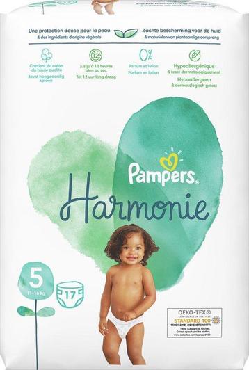 Pampers Harmonie Maat 5 17 Luiers 11kg-16kg 4x17 stuks beschikbaar voor biedingen