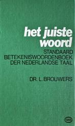 Juiste woord 9789002123160 Brouwers, Boeken, Woordenboeken, Verzenden, Gelezen, Brouwers