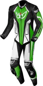 Berik Losail-R Perforated Kangaroo Zwart Wit Groen 1-Delig, Nieuw met kaartje, Overall, Berik, Heren