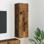 vidaXL TV Wandkast Oud Hout 30 x 31 x 100 cm Bewerkt hout, Huis en Inrichting, Minder dan 50 cm, Verzenden, 100 tot 150 cm, Nieuw