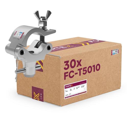 30x FORTEX Half Coupler truss klem WLL 300kg buis Ø48-51mm +, Muziek en Instrumenten, Licht en Laser, Verzenden