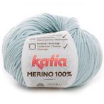 Katia Merino 100% - 67 hemelsblauw - Wol Garen, Hobby en Vrije tijd, Breien en Haken, Ophalen of Verzenden, Nieuw