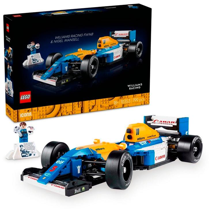 LEGO Icons 10353 Williams Racing FW14B en Nigel Mansell, Kinderen en Baby's, Speelgoed | Duplo en Lego, Nieuw, Verzenden