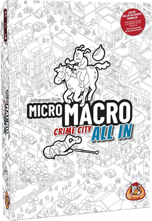 MicroMacro Crime City - All In NL | White Goblin Games -, Hobby en Vrije tijd, Gezelschapsspellen | Bordspellen, Nieuw, Verzenden
