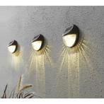 3 Stuks Solar Wandverlichting Fency | LED Buitenlamp op Z..., Huis en Inrichting, Ophalen of Verzenden, Nieuw