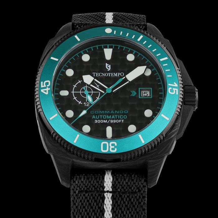 Tecnotempo - Commando - Forged Carbon & Titanium -, Sieraden, Tassen en Uiterlijk, Horloges | Heren