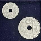 Denemarken, Faeröer. Christian X. 10 Ore and 25 Ore 1941, Postzegels en Munten, Munten | Europa | Niet-Euromunten