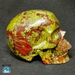 Uitzonderlijke handgesneden menselijke schedelbeeldhouwwerk