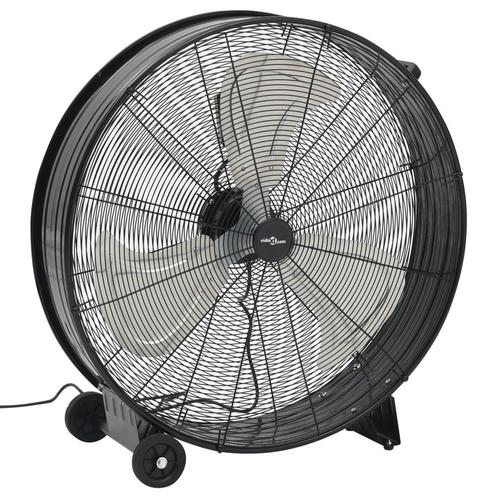 vidaXL Trommelventilator industrieel 187,7 W 77 cm zwart, Witgoed en Apparatuur, Ventilatoren, Nieuw, Verzenden