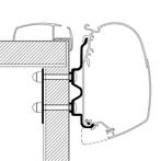 Thule Hobby Optima Ontour Adapter, Caravans en Kamperen, Nieuw