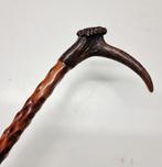 Wandelstok - hout, gewei