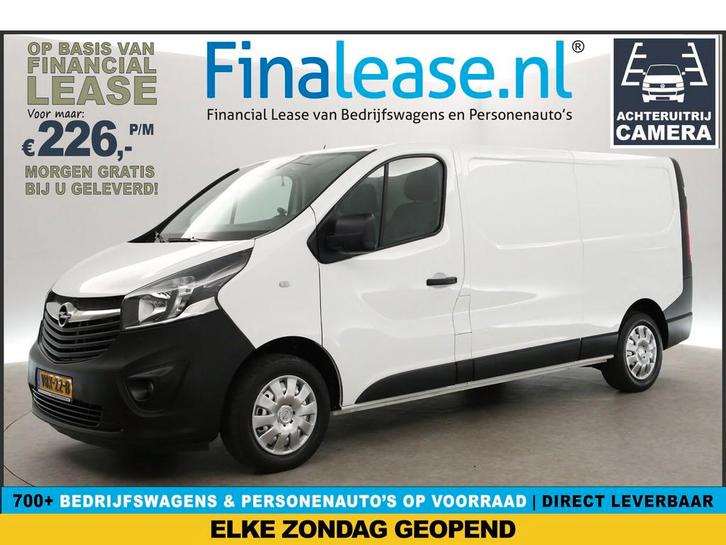 Opel Vivaro 1.6 CDTI L2H1 Airco Cruise 3 Persoons Trekhaak, Auto's, Bestelauto's, Lease, Handgeschakeld, Diesel, Opel, Wit, Verzenden