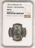 Duitsland, Pruisen Wilhelm II. 2 Mark 1901 - NGC MS63