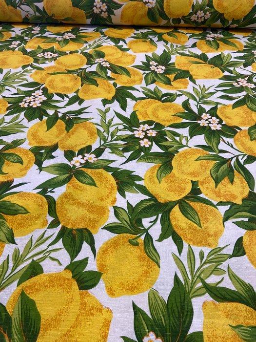 Vrolijk en kleurrijk stof in Siciliaanse stijl met, Antiek en Kunst, Antiek | Kleden en Textiel