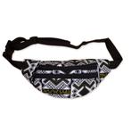 Afrikaanse print heuptasje / Fanny pack - Wit groene bogolan, Sieraden, Tassen en Uiterlijk, Tassen | Damestassen, Ophalen of Verzenden