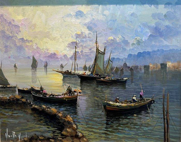 Guido Vuotto (1964) - Napoli, Antiek en Kunst, Kunst | Schilderijen | Klassiek