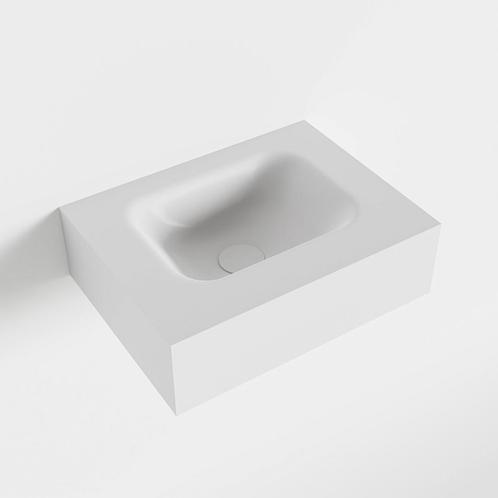 MONDIAZ LEX Talc vrijhangende solid surface wastafel 40cm., Doe-het-zelf en Verbouw, Sanitair, Overige typen, Nieuw, Ophalen of Verzenden