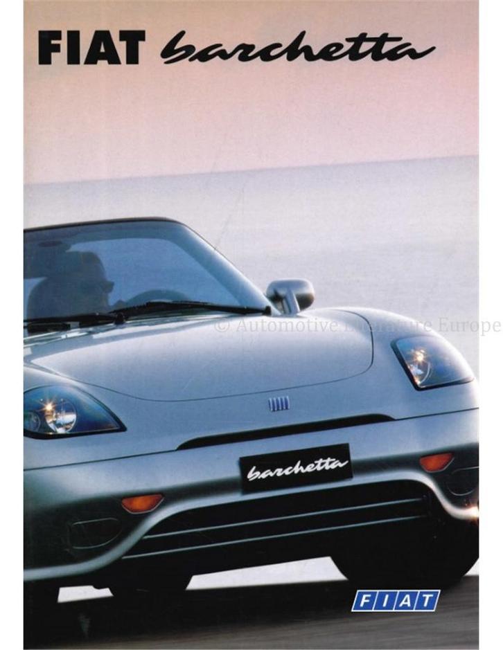 2000 FIAT BARCHETTA BROCHURE DUITS, Boeken, Auto's | Folders en Tijdschriften