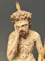 sculptuur, Christ en patience - fin XVIIIe - 20 cm - Hout, Antiek en Kunst