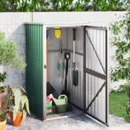vidaXL Tuinschuur 88x89x161 cm gegalvaniseerd staal groen, Tuin en Terras, Verzenden, Nieuw
